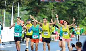 Athletes excited to join the Marathon Amazing Ha Long