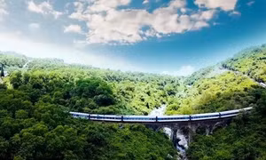 Train an attractive choice to tourists on National Day holiday