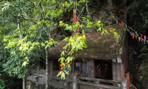 The place where King Monk Tran Nhan Tong composed the scriptures