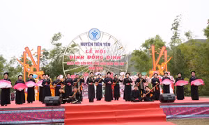 Dong Dinh Communal House Festival and the Tay Ethnic Culture and Sports Festival in Tien Yen 