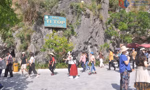 Summer on Ti Top Island in Ha Long Bay