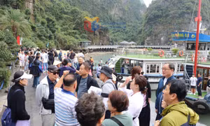 Ha Long Bay bustling with visitors in early spring
