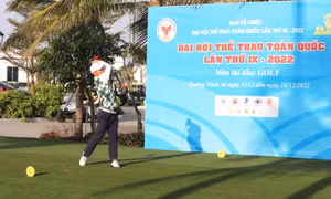 National Sports Games 2022: Golf tournament launched on Tuan Chau island