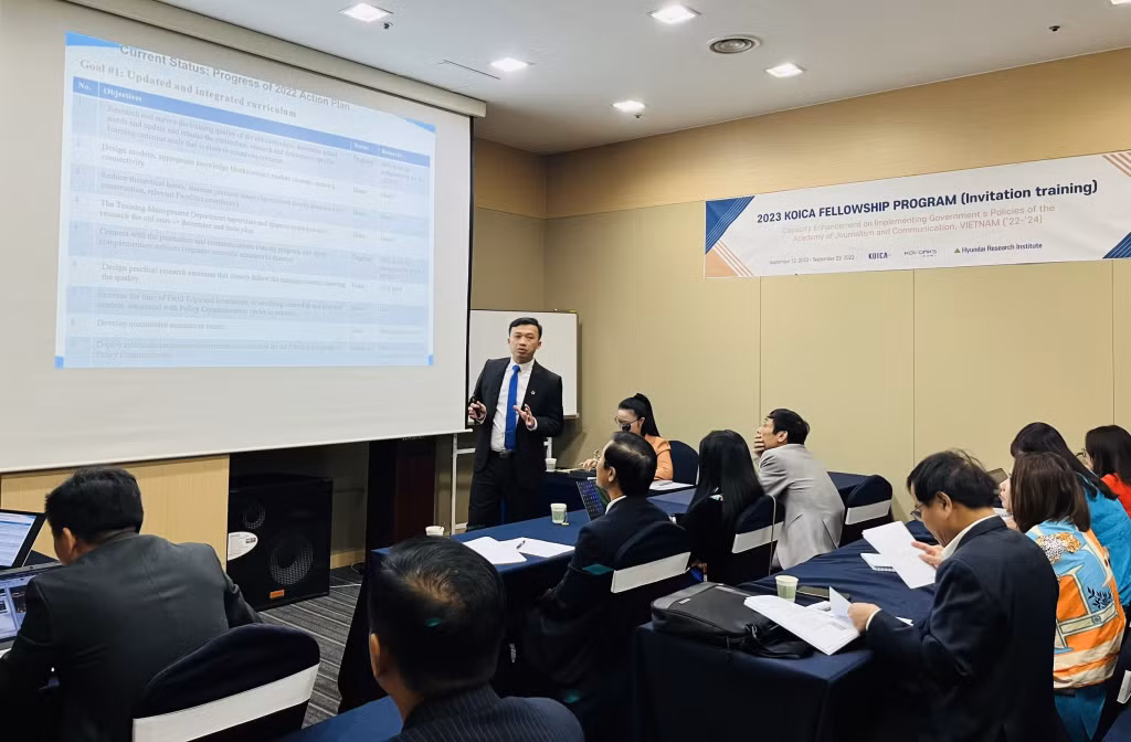 ... and presented an action plan on policy-related communication.