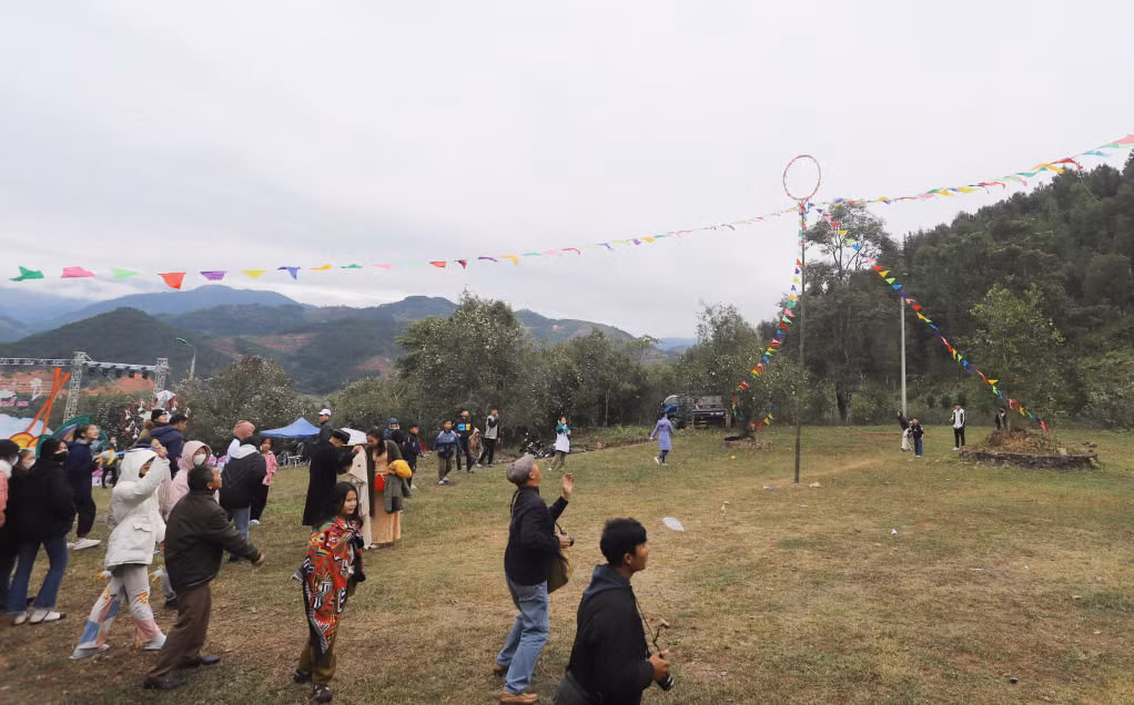 Shuttlecock throwing