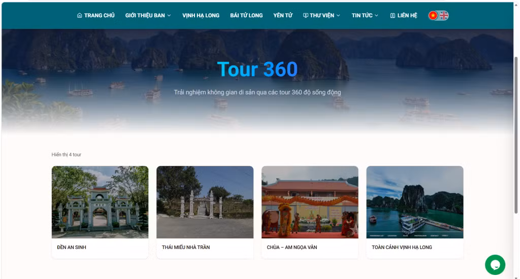 Visitors can get a preview of the heritage space through 360-degree virtual experience tours.