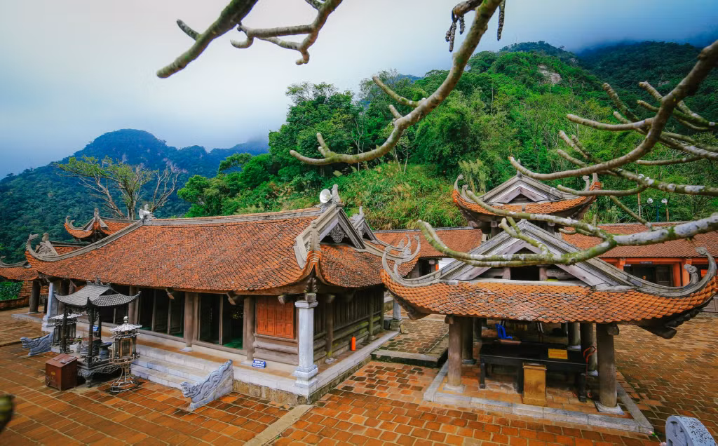 Chùa Hoa Yên ở Yên Tử.