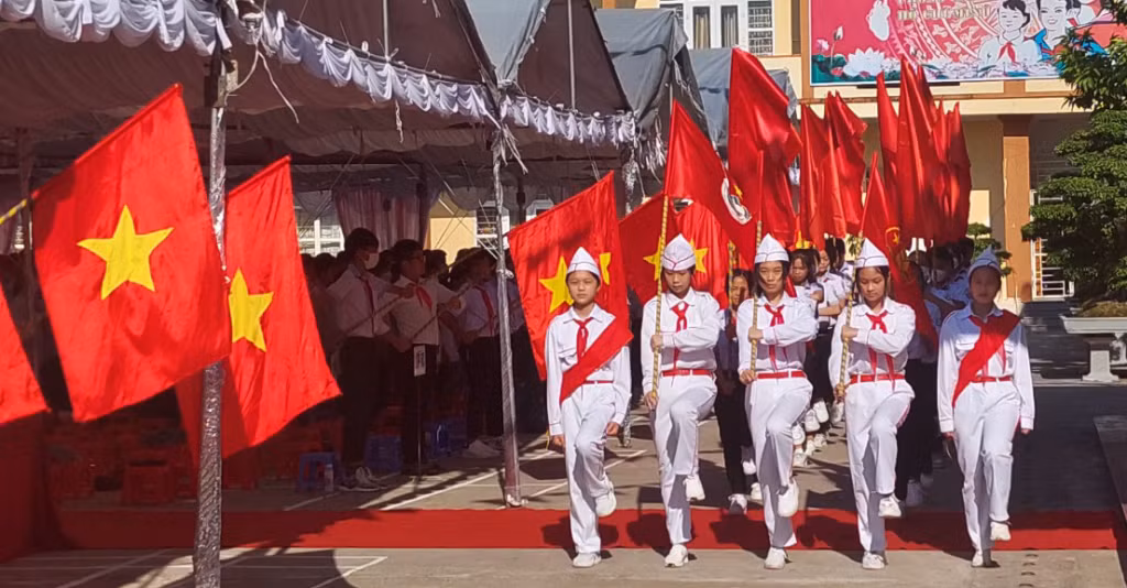 Hai Ha district's Quang Ha Town Secondary School