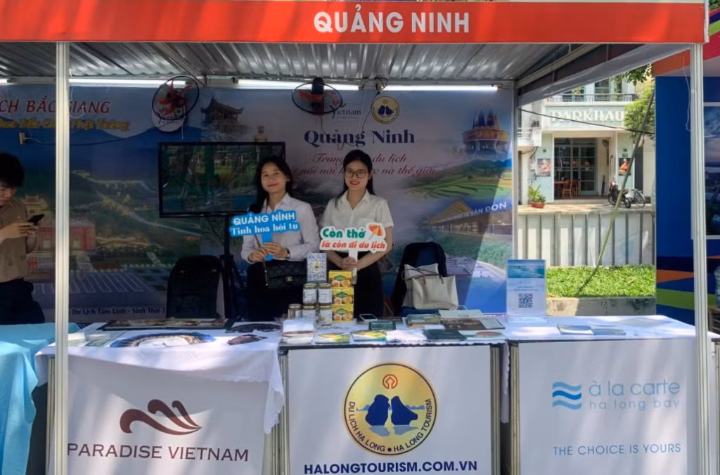 Quang Ninh's booth at the 19th HCM City Tourism Fair