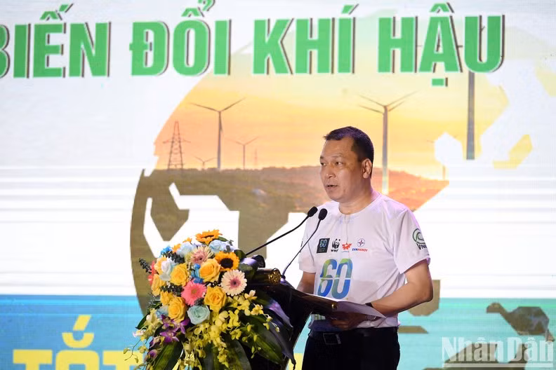 Deputy Minister of Industry and Trade Dang Hoang An speaks at the event.