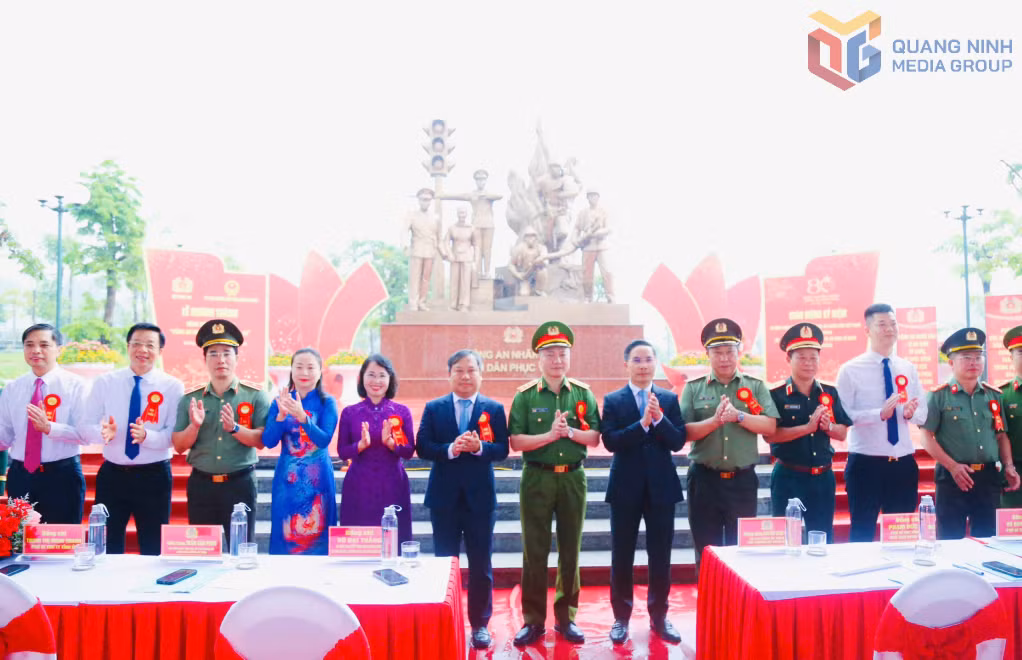 At the inauguration ceremony