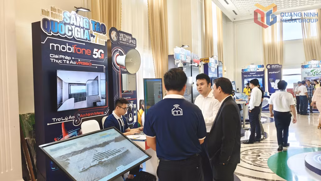 Private and innovative enterprises from Quang Ninh showcase their products at the 7th National Startup and Innovation Forum (September 2025).
