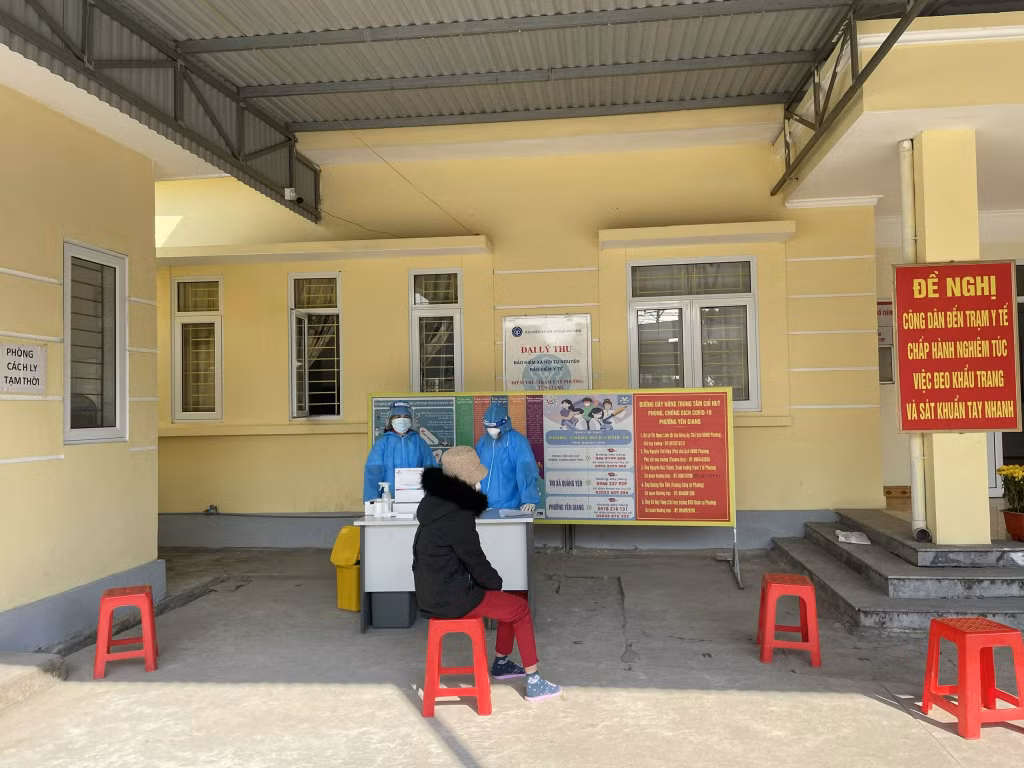 The Yen Giang medical clinic actively implements measures against Covid-19.
