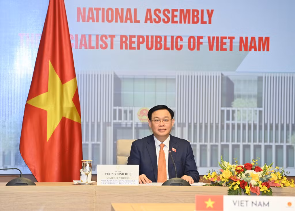 Vietnamese National Assembly Chairman Vuong Dinh Hue.