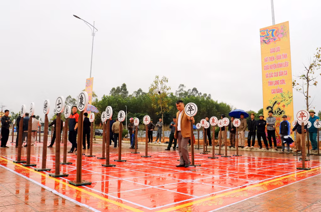A chess compeition is among many interesting cultural and sports activities.
