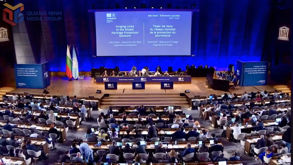 The 47th session of the World Heritage Committee.