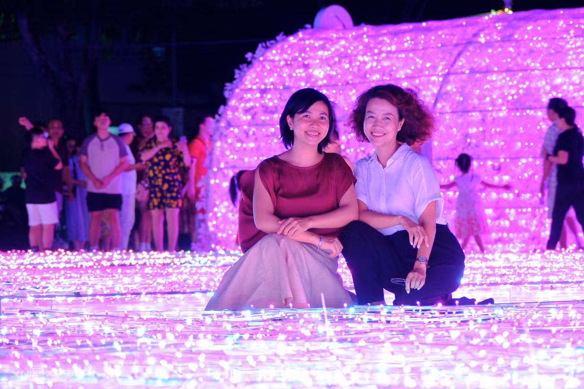 Da Nang light art show honors Japan-Vietnam friendship ảnh 7 Da Nang light art show honors Japan-Vietnam friendship