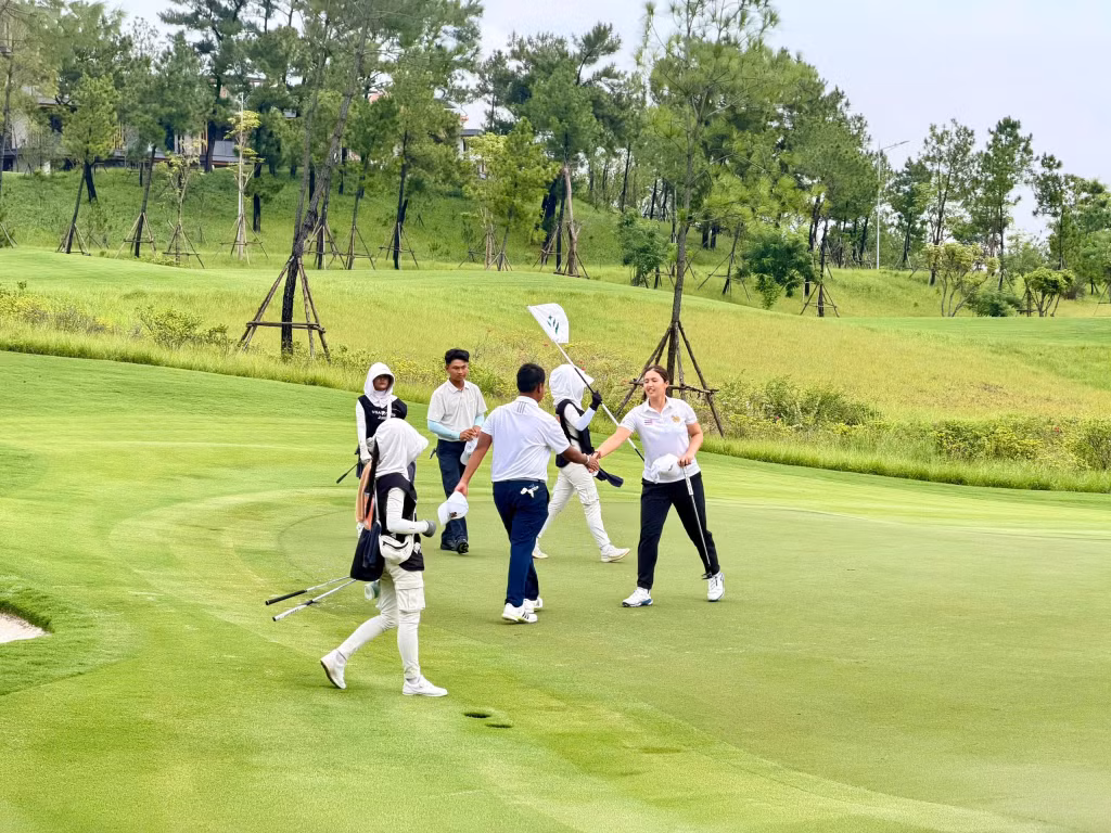 Golfers compete in the final round of the 10th Vietnam Junior Open – Hanwha Life Vietnam Junior Open 2026.