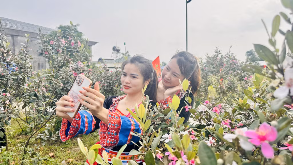Lễ hội Hoa sim năm 2023 thu hút người dân và du khách bởi sắc màu văn hóa độc đáo nơi núi rừng biên cương.