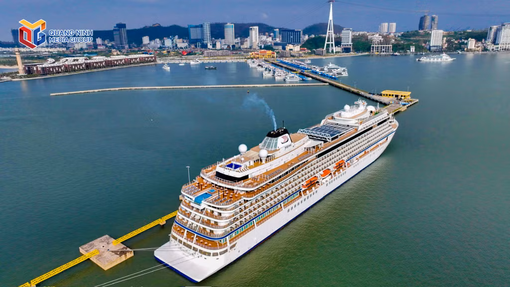 The Viking Orion ship is the 43rd international cruise ship to the province in 2024.