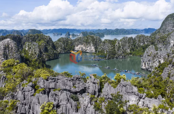 The Vung Vieng fishing village rests peacefully among limestone formations, offering a tranquil and secluded setting within the heritage bay.