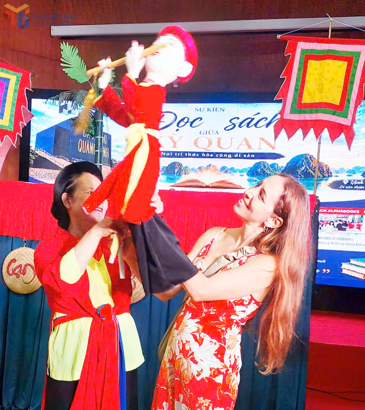 Visitors immerse themselves in the vibrant activities at the museum.