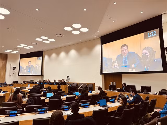 Ambassador Đặng Hoàng Giang, Việt Nam's Permanent Representative to the United Nations, addressed the regular session of the UN Children’s Fund (UNICEF) Executive Board in New York. — VNA/VNS Photo