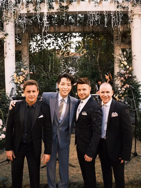 LOVE SONG - The MV Em Đồng Ý (I Do), a new version of I Do by English pop group 911, will be released on the official Youtube channel by 911 on February 14 to celebrate Valentine’s Day. Photo courtesy of the producer.