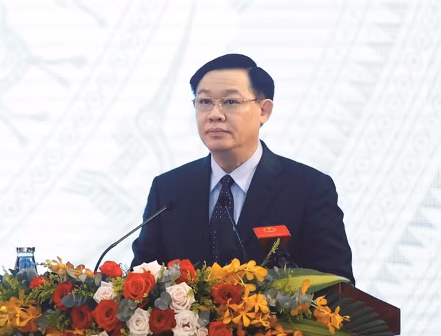 National Assembly Chairman Vương Đình Huệ.