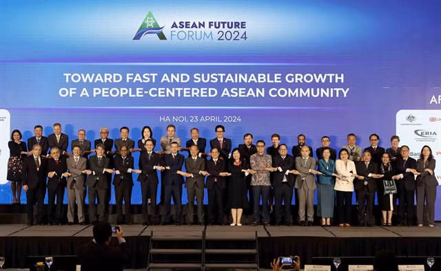 The closing ceremony of the ASEAN Future Forum 2024 in Hà Nội. — VNA/VNS Photo