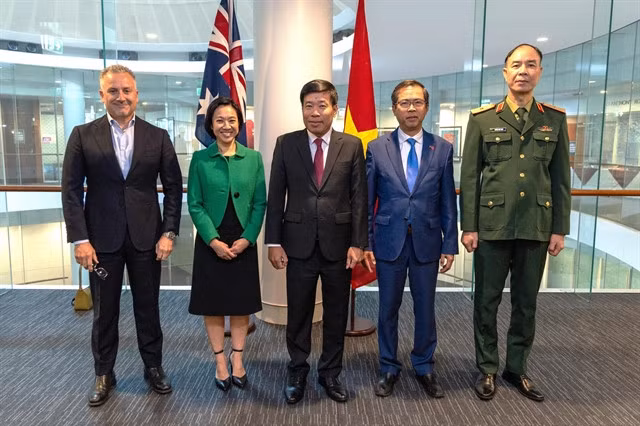 Vietnamese and Australian delegates at the dialogue. VNA/VNS Photo
