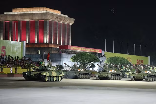 Military vehicles unit. — VNA/VNS Photo
