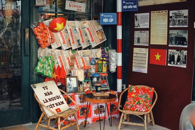 A photo corner within the programme for tourists to check in. Photo courtesy of Hà Nội Department of Tourism