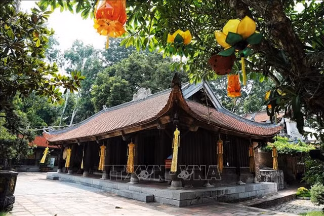 The First Patriarch's House, where the three founders of the Trúc Lâm sect are worshipped. — VNA/VNS Photo Danh Lam