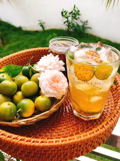 Kumquat is the key ingredient of tra tac. Photo by VnExpress