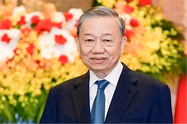 General Secretary of the Communist Party of Việt Nam Central Committee Tô Lâm VNA/VNS photo