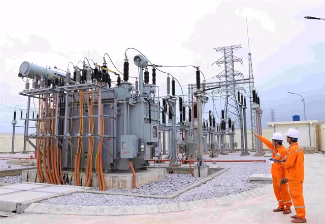 A 110 kV transformer station in Thanh Hóa Province. Ministry of Industry and Trade has a comprehensive plan to supply enough electricity for the country.— VNA/VNS Photo