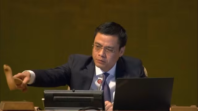 Ambassador Đặng Hoàng Giang, Permanent Representative of Việt Nam to the United Nations.