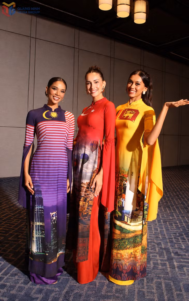 Miss World 2026 contestants ready to shine in Vietnamese áo dài ảnh 5