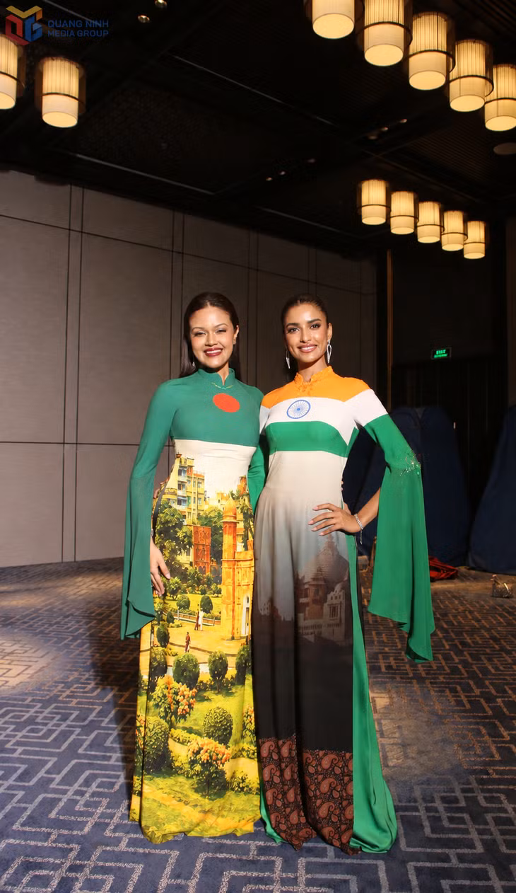 Miss World 2026 contestants ready to shine in Vietnamese áo dài ảnh 4
