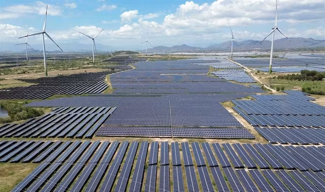 Solar power farm in the south-central province of Ninh Thuận. — VNA/VNS Photo