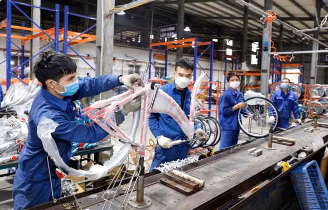 Bike production at Thống Nhất Company Limited. — VNA/VNS Photo Trần Việt