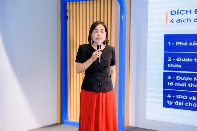 Thảo Nguyễn, CEO of INMERGERS. — VNS Photo