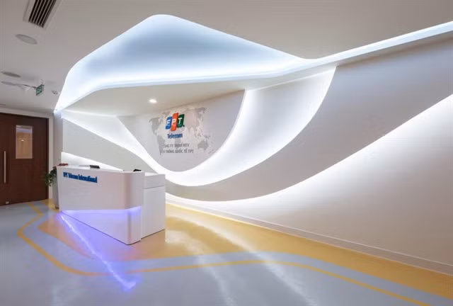 FPT Telecom International office at FPT Tower Phạm Văn Bạch. The software developer's shares led the market on Tuesday. — Photo courtesy of FPT