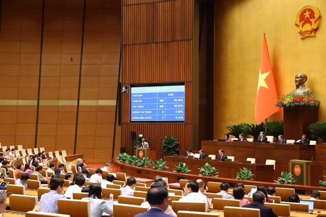 7th session of the 15th-tenure National Assembly. — VNA/VNS Photo