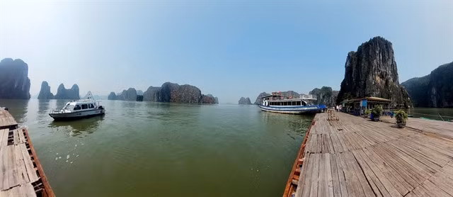 Many areas in Hạ Long Bay area have been cleaned up spotless. — VNA/VNS Photo Thanh Vân