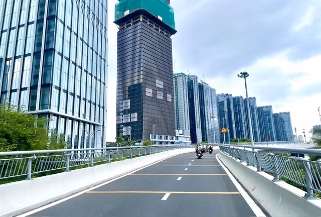 New real estate developments in downtown HCM City. — VNS Photo Bồ Xuân Hiệp