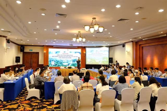 Participants at the workshop. — VNS Photo Tố Như