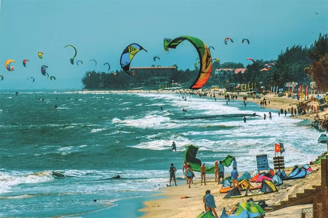 Bình Thuận has nearly 200km of coastline. Photo baobinhthuan.com.vn