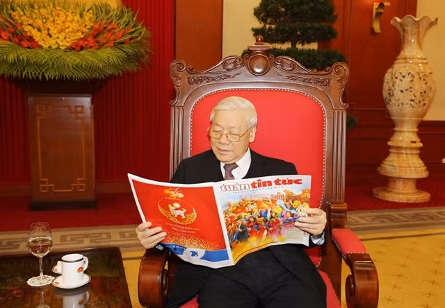 The late Party General Secretary Nguyễn Phú Trọng. — VNA/VNS Photo Trí Dũng